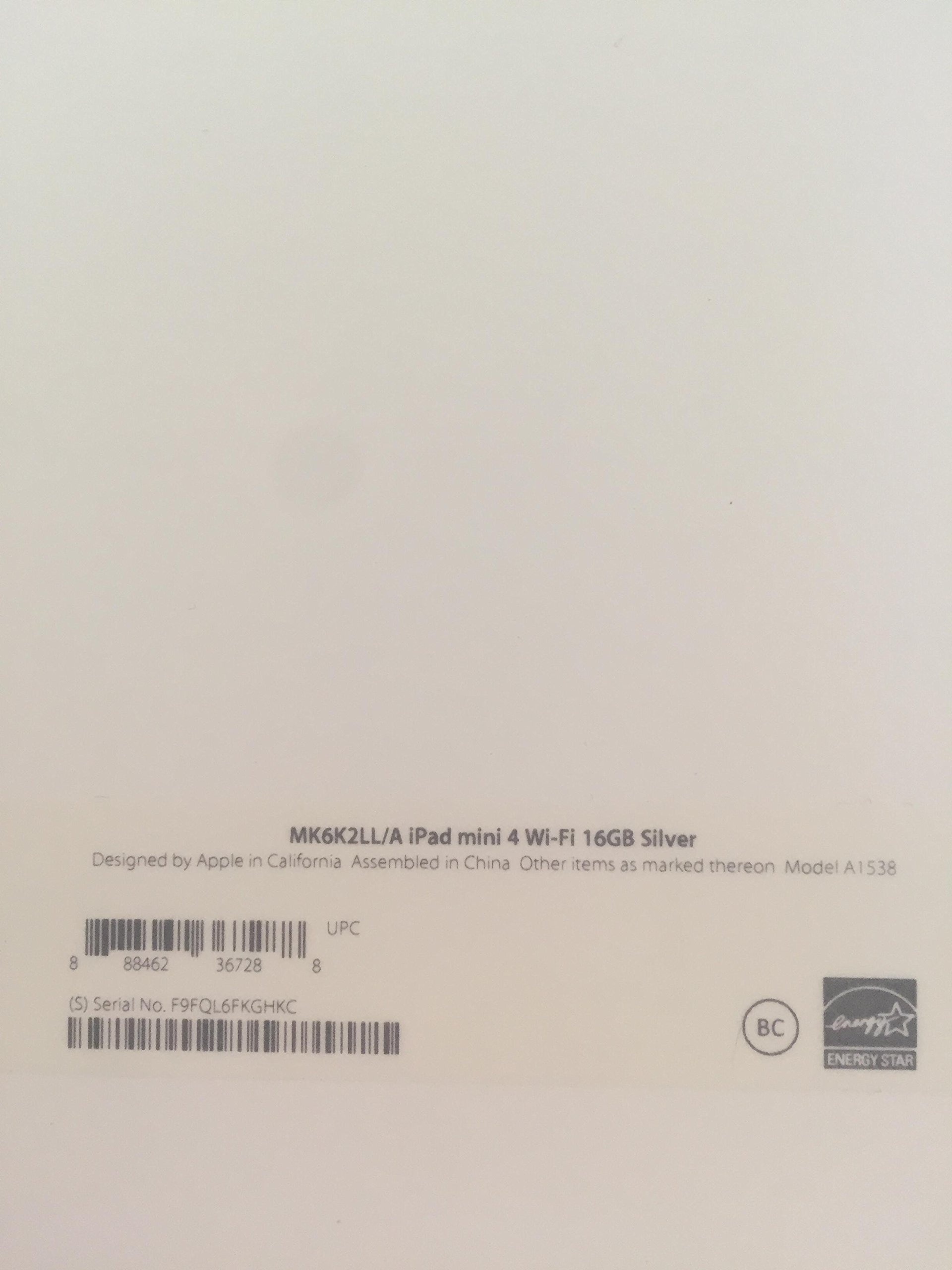 Amazon.com : Apple iPad Mini 4 (16GB, Wi-Fi, Silver) : Electronics